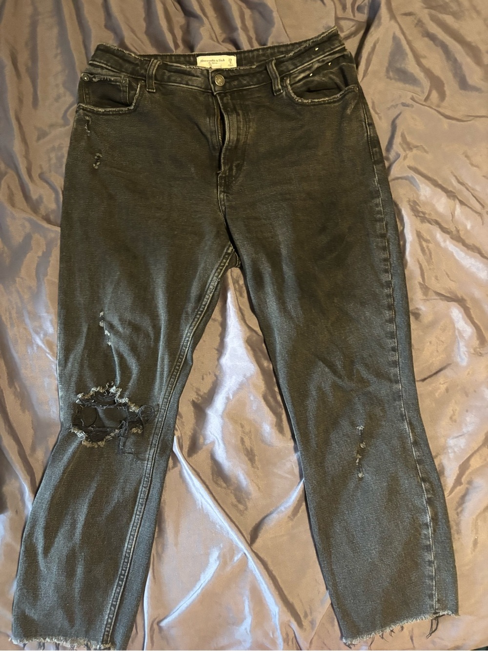 Abercrombie & Fitch Black Curve Love High-Rise Skinny Jeans